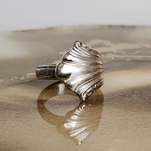 Vintage Stainless Steel Spoon Ring | Size 10